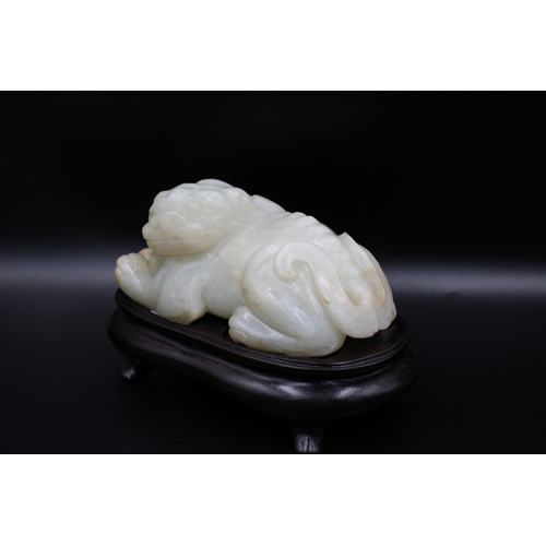 35 - This exceptional artefact, crafted from rare white jade and dating back to the illustrious Ming Dyna... 