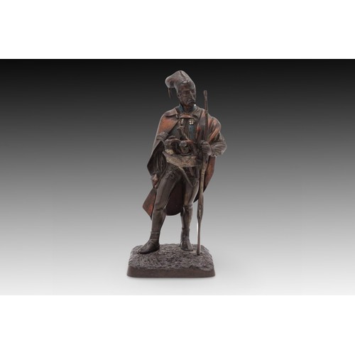 27 - An Islamic Bronze Orientalist Fine Art Figure from the 19th Century, from Vienna for Ottoman Market.... 