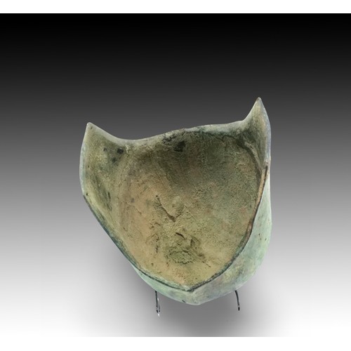 142 - An Ancient Roman Helmet with Lovely Patina

Height: Approximately 23cm