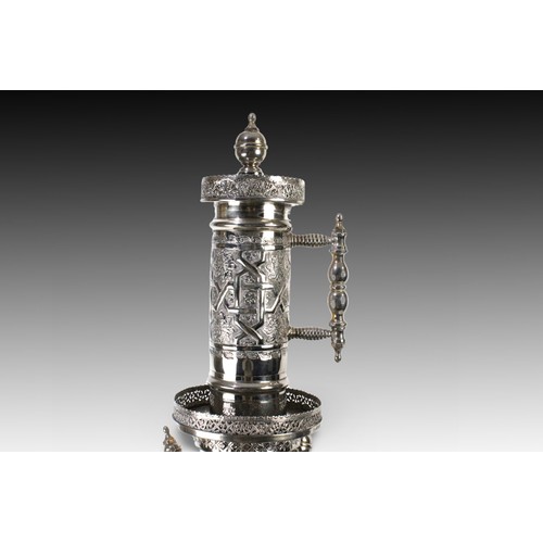 402 - An Islamic Silver Plated Samovar

Height: Approximately 86cm