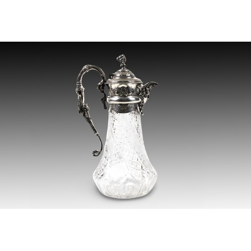 405 - A Silver Plated Claret Jug

Weight: 1585g
Height: Approximately 29.5cm