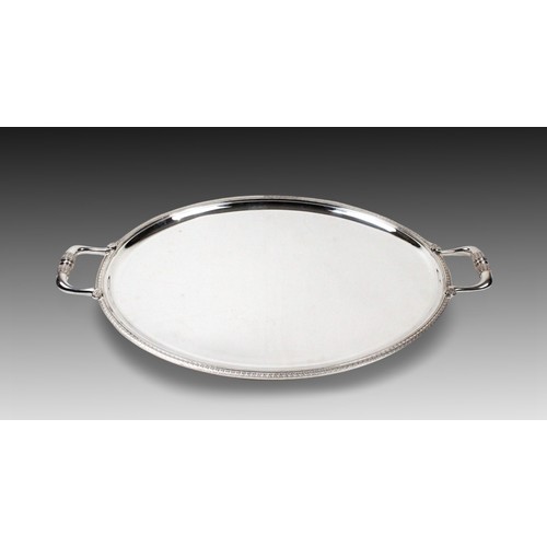 408 - A Large Christofle Silver Plated Tray

Length: Approximately 64.5cm
Height: Approximately 42cm