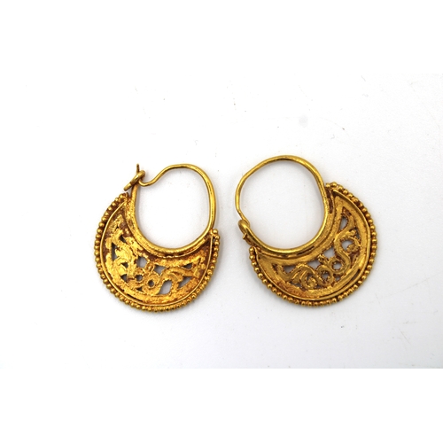 412 - A Byzantine Gold Pair of Earrings from 500- 600 A.D.

7g