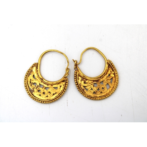 412 - A Byzantine Gold Pair of Earrings from 500- 600 A.D.

7g