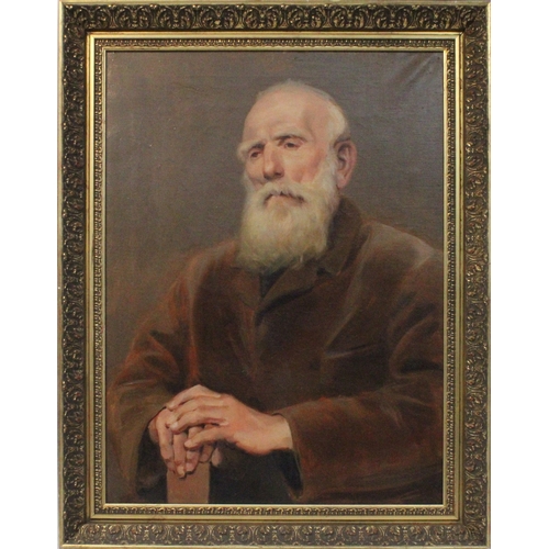 98 - A Late 19th- Early 20th Century Portrait Painting of Sir William Thomson, 1st Baron Kelvin (Irish/Sc... 