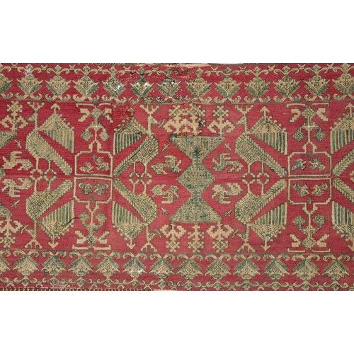 62 - A Moroccan Azemmour Embroidery from the 18th Century.

226 X 35cm