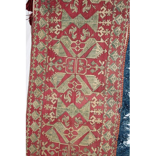 62 - A Moroccan Azemmour Embroidery from the 18th Century.

226 X 35cm