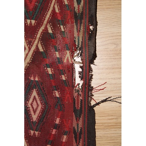 498 - A Yamood Turkmen Tent Belt from the 19th Century.

L: Approximately 1530cm
W: Approximately 32cm