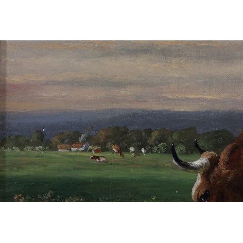 466 - A Louis-Pierre Verwee Belgium(1807-1877) 'Cow and Sheep’s in Landscape'  Oil on Canvas Painting. 
Si... 