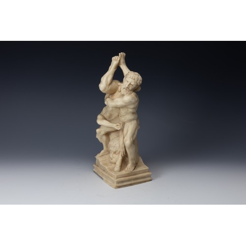 198 - An Erotic Figure of 2 Males Fighting.

H: Approximately 26.5cm