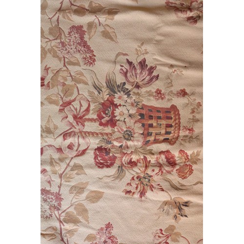 425 - A Large French Probably Beauvais Tapestry from the 19th Century with Woven Designs of Flower Bouquet... 