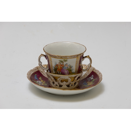 27 - A Vintage German Teacup and Saucer.