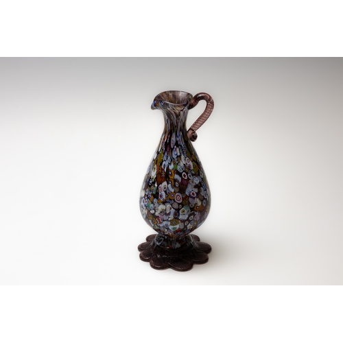 70 - A Vintage Italian Murano Glass Pitcher from the 19th Century.

H: Approximately 23cm