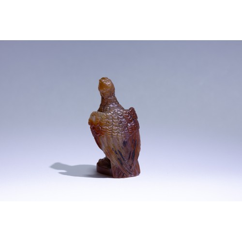 238 - A Roman Sulaimani Agate Stone Anthropomorphic Eagle Structure.

H: Approximately 4cm