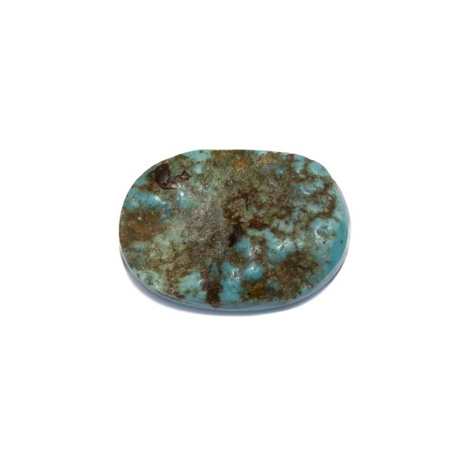 324 - A Seljuk Turquoise Stone Depicting Kufic Calligraphy.

L: Approximately 2cm