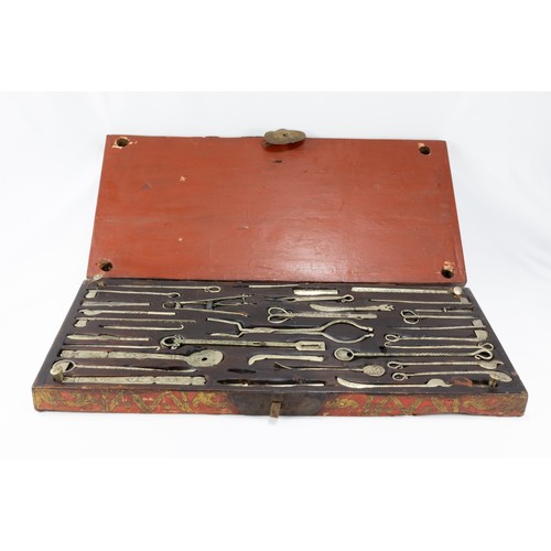 255 - A Tibetan Wooden Medical Box from Circa 1900

Approximately 75x36x12cm