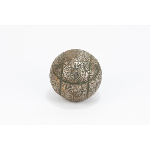 165 - An Islamic Indo-Persian Iron Astrolabe with Intricate Carvings.

D: Approximately 7cm