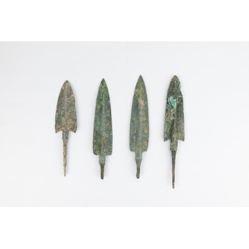 351 - A Lot of 4 Luristani Bronze Daggers.

L: Approximately 13.5-16cm