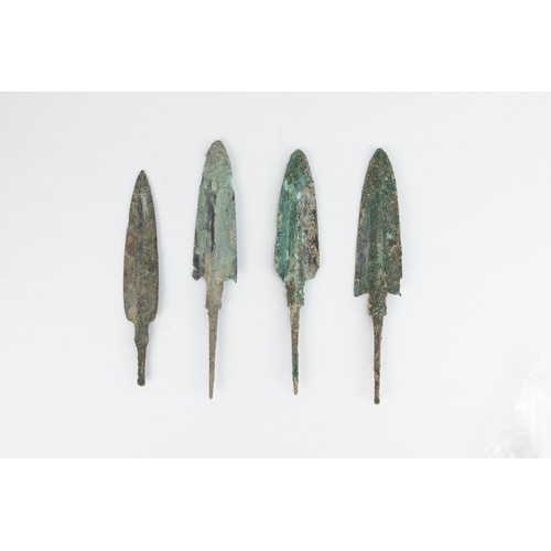 352 - A Lot of 4 Luristani Bronze Daggers.

L: Approximately 14-16cm