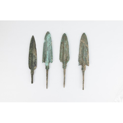 352 - A Lot of 4 Luristani Bronze Daggers.

L: Approximately 14-16cm