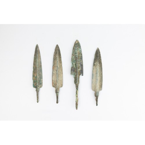 354 - A Lot of 4 Luristani Bronze Daggers.

L: Approximately 13.5 - 16.5cm