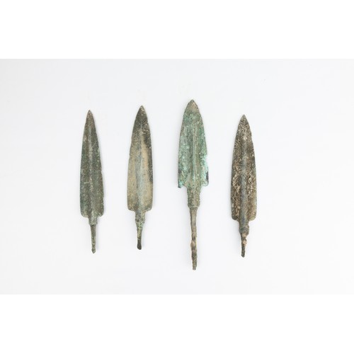 354 - A Lot of 4 Luristani Bronze Daggers.

L: Approximately 13.5 - 16.5cm