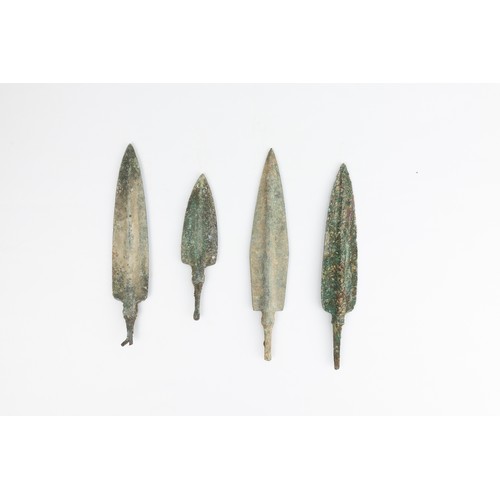 355 - A Lot of 4 Luristani Bronze Daggers.

L: Approximately 10 - 14.5cm