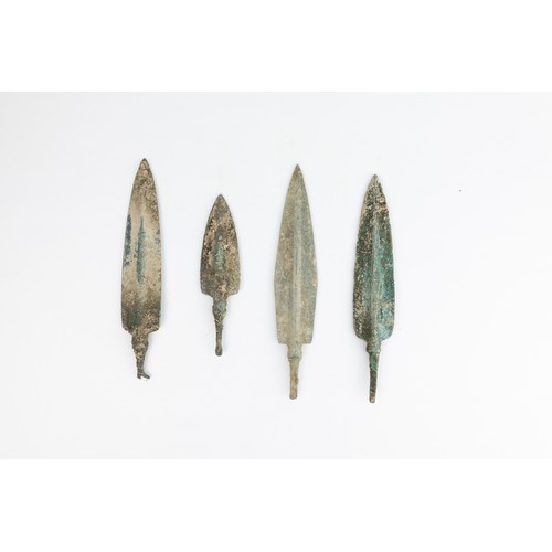 355 - A Lot of 4 Luristani Bronze Daggers.

L: Approximately 10 - 14.5cm