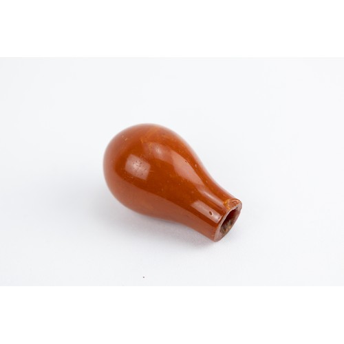 178 - An Islamic Ottoman Butterscotch Amber Hoohak Mouthpiece from the 19th Century.

H: Approximately 4.5... 