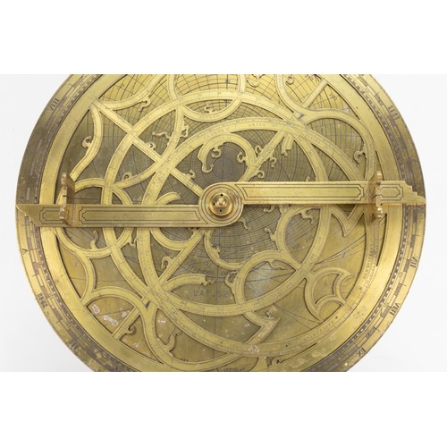 9 - A Large Rare Continental Brass Astrolabe.

D: Approximately 27cm