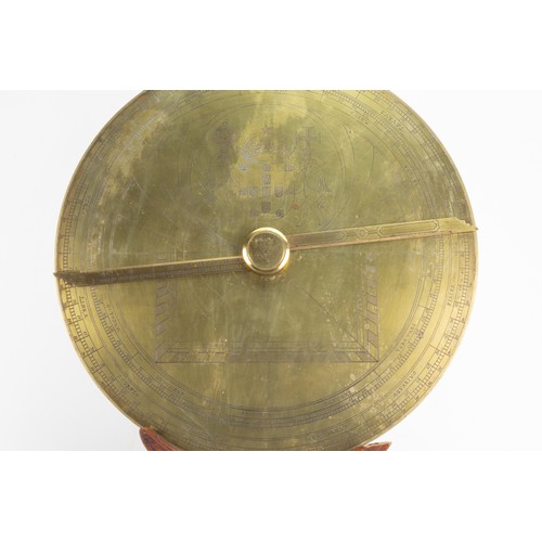 9 - A Large Rare Continental Brass Astrolabe.

D: Approximately 27cm