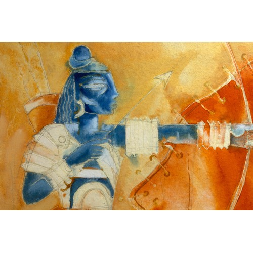 149 - A Large Indian Contemporary Painting, Signed Bottom Left

Approximately 93x75.5cm