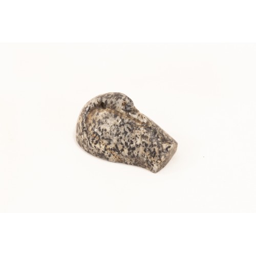 292 - An Egyptian Granite Weight in the form of a Duck with a Character Mark on the Base.

L: Approximatel... 