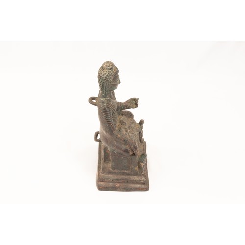 267 - An Ancient Tibetan Bronze Buddhist Figure of Sakyamuni.

H: Approximately 20cm

Part of a British co... 