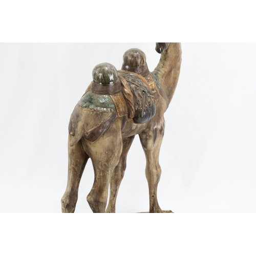 102 - A Chinese Ceramic Figure of a Camel from the 19th Century.

H: Approximately 46cm