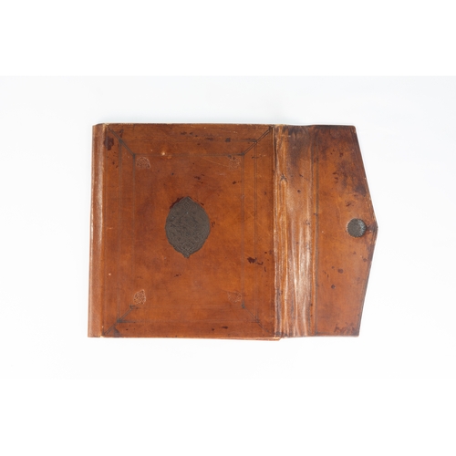 236 - An Islamic Leather Book Cover from Probably 18-19th Century.

Approximately 25x22.5cm