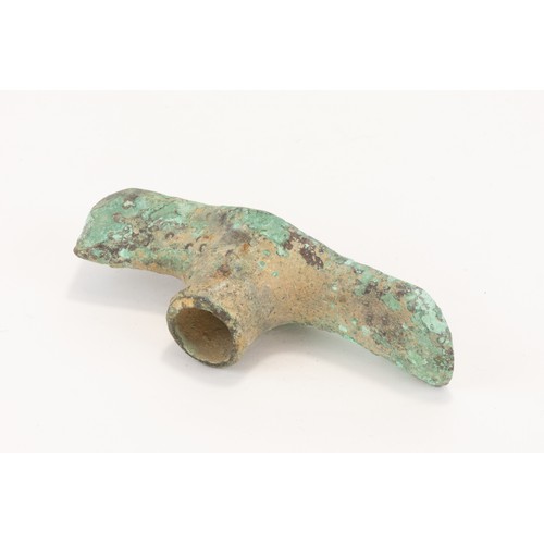 361 - A Luristani Bronze Adze-axe Head from the 2nd-1st Millennium B.C.

Approximately 15.5cm x 4.9cm