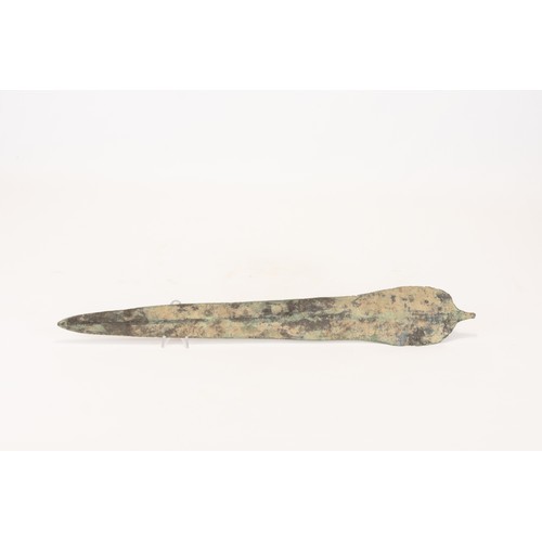 363 - A Luristani Bronze Dagger Blade from 2000 B.C. - 1200 B.C.

L: Approximately 39cm