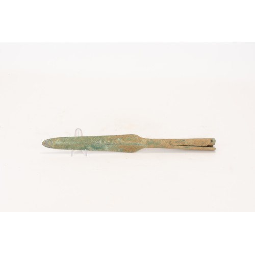 366 - A Luristani Bronze Spear Head from 2000 B.C. - 1200 B.C.

L: Approximately 27.8cm