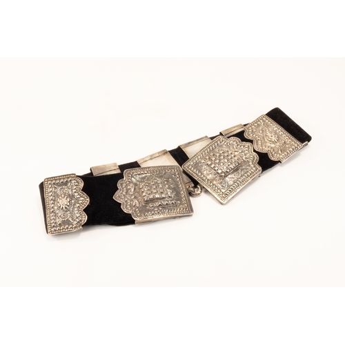 116 - A Large Chinese Tibetan Silver Belt.

L: 79cm
557g