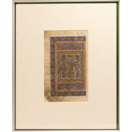 249 - An Islamic Mamluk Carpet Opening Page of a Qur'an Circa 14th Century.

Approximately 51x41cm