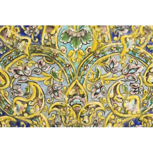 162 - An Islamic Persian Tile Depicting Floral Patterns from the 19th Century.

Approximately 38x38cm