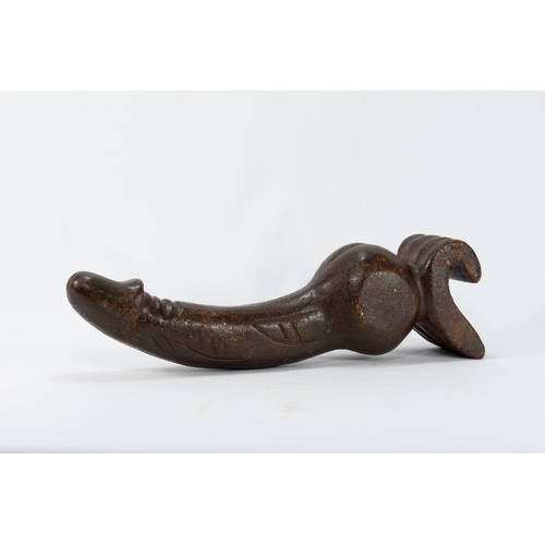 94 - A Chinese Tibetan Carved Stone Phallus.

H: Approximately 30cm