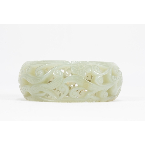 114 - A Chinese Hetian Hand Carved Jade Bangle.

Inner D: Approximately 5.8