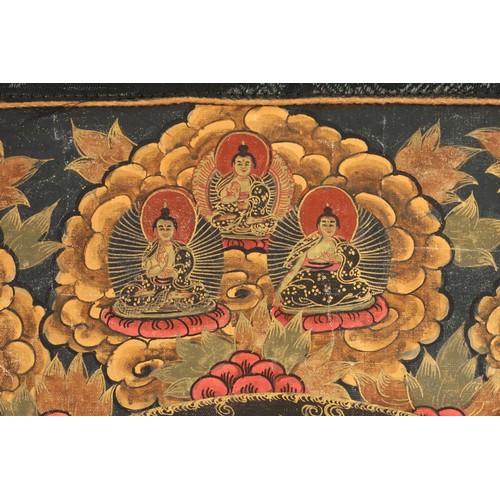 67 - A Tibetan Mandala Thangka Painting from the Early 20th Century.

Approximately 45cm x 33cm