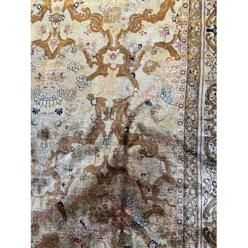 75 - An Extremely Fine Persian Qum Silk Rug.

Approximately 207cm x 144cm