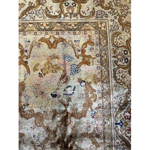 75 - An Extremely Fine Persian Qum Silk Rug.

Approximately 207cm x 144cm