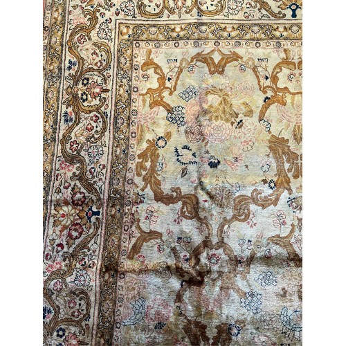 75 - An Extremely Fine Persian Qum Silk Rug.

Approximately 207cm x 144cm