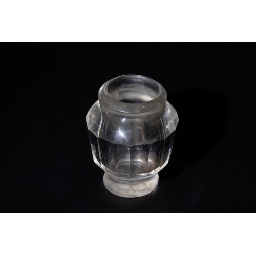 237 - A Roman Rock Crystal Container, Greek Roman Period or Later.

H: Approximately 5cm

Provenance: Part... 