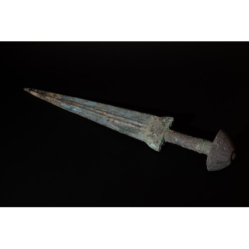 286 - A Luristani Bronze Sword from 2000 B.C. - 1200 B.C.

L: Approximately 52.3cm

Private Collector from... 